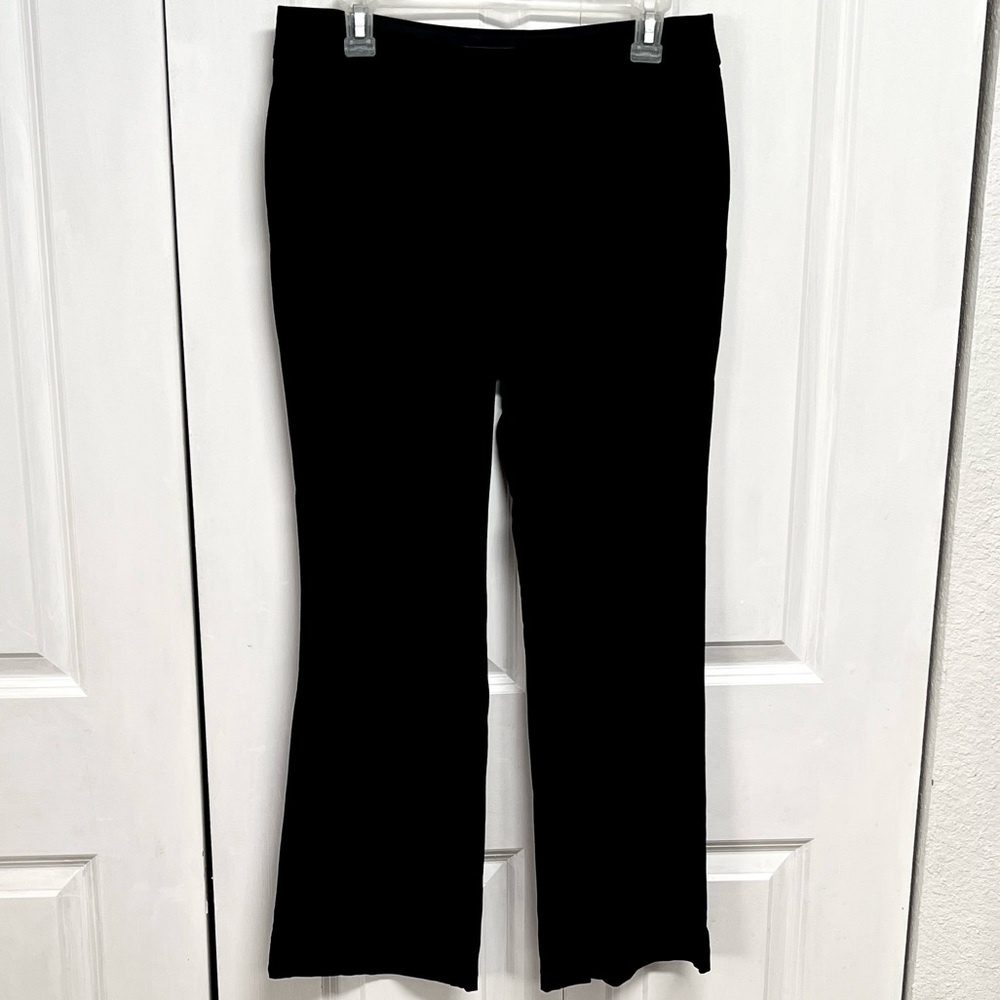 Saks Fifth Avenue Black Flare Dress Pants Size 10P